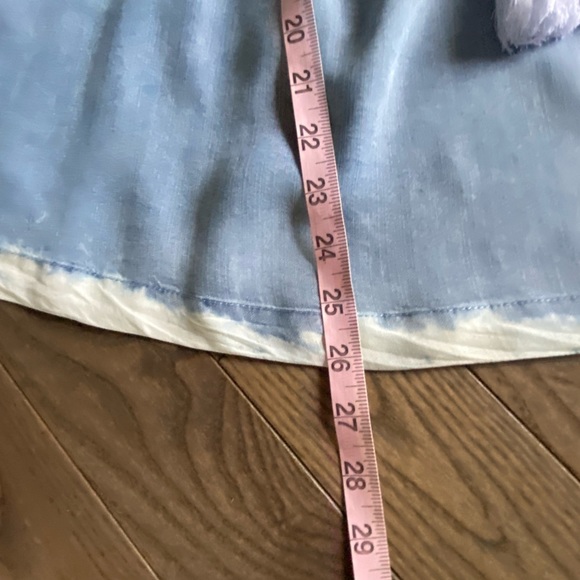 Given Kale Oversized Boho Denim Top - Picture 10 of 12